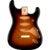 Fender Classic Series 60&apos;s Stratocaster SSS Alder Body 3-Color Sunburst losse elzenhouten body voor elektrische gitaar