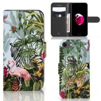 Telefoonhoesje | Met pasjeshouder | voor iPhone 7 | 8 | SE (2020) | SE (2022) Jungle