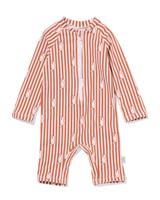 HEMA Nijntje babyzwempak UPF40+ streep bruin (bruin)