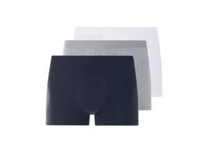 LIVERGY 3 heren boxers (Marine/grijs/wit, 3XL)