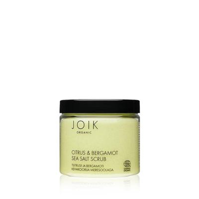 Joik Organics Citrus & bergamot sea salt scrub organic vegan 240 Gram Joik Organics Citrus & bergamot sea salt scrub organic vegan 240 Gram