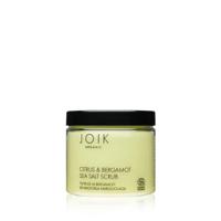 Joik Organics Citrus & bergamot sea salt scrub organic vegan 240 Gram