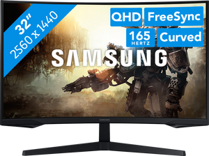 Samsung Odyssey S32CG552EU computer monitor 81,3 cm (32") 2560 x 1440 Pixels Quad HD LED Zwart