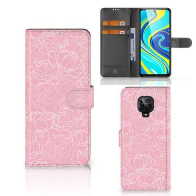 Xiaomi Redmi Note 9 Pro | Note 9S Hoesje White Flowers