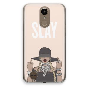 Slay All Day: LG K10 (2017) Transparant Hoesje