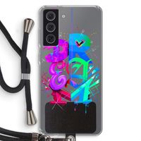 Dream: Samsung Galaxy S21 FE Transparant Hoesje met koord