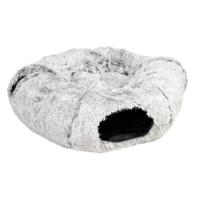 Snug kattentunnel & donutbed lichtgrijs Per stuk Snug kattentunnel & donutbed lichtgrijs Per stuk