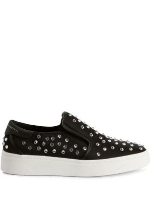 Giuseppe Zanotti baskets Gz94 en daim - Noir