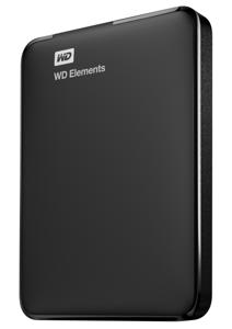 WD Elements Portable, 2 TB harde schijf WDBU6Y0020BBK-WESN, Micro-USB-B 3.2 (5 Gbit/s)