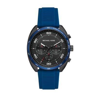 Horlogeband Michael Kors MK8612 Silicoon Blauw 22mm
