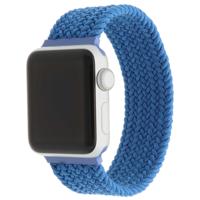 Apple Watch Nylon Gevlochten Solo Band - Atlantische Blauw - 44, 45, 46 & 49mm - S Apple Watch Nylon Gevlochten Solo Band - Atlantische Blauw - 44, 45, 46 & 49mm - S