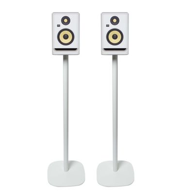 Vebos boekenplank speaker standaard universeel wit set