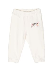 Off-White Kids pantalon de jogging à logo imprimé - Jaune