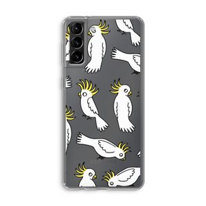 Papegaai: Samsung Galaxy S21 Plus Transparant Hoesje