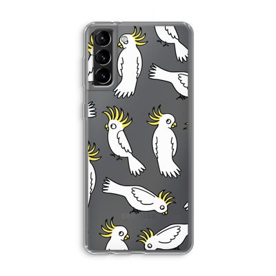 Papegaai: Samsung Galaxy S21 Plus Transparant Hoesje