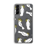 Papegaai: Samsung Galaxy S21 Plus Transparant Hoesje