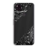 Zwart marmer: Google Pixel 4a 5G Transparant Hoesje