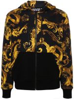 Versace Jeans Couture Watercolour Couture hooded jacket - Noir