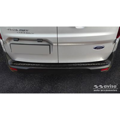 Zwart RVS Bumper beschermer passend voor Ford Tourneo Connect/Transit Connect 2014-2017 & FL 201 AV245273