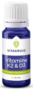 Vitakruid Vitamine D3 & K2 (MenaQ7®) met druppelpipet 10