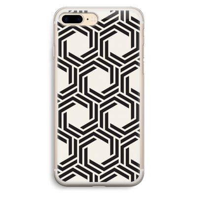 Geometrisch patroon: iPhone 7 Plus Transparant Hoesje