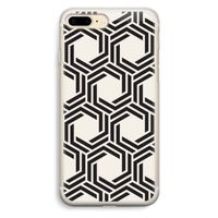 Geometrisch patroon: iPhone 7 Plus Transparant Hoesje