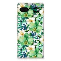 Google Pixel 6A | TPU Case | Orchidee Groen