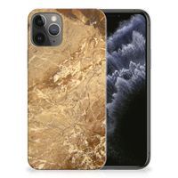 Apple iPhone 11 Pro TPU Siliconen Hoesje Marmer Creme