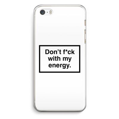 My energy: iPhone 5 / 5S / SE Transparant Hoesje