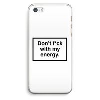My energy: iPhone 5 / 5S / SE Transparant Hoesje