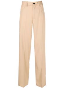 Jil Sander pantalon droit en laine - Marron