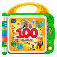 VTech Kinderboek Mijn eerste 100 woordjes Dieren groen - thumbnail