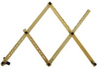 Pantograaf rumold p4 hardhout lengte 34cm grijs