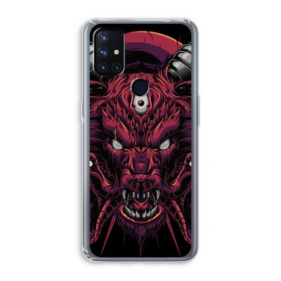 Hell Hound and Serpents: OnePlus Nord N10 5G Transparant Hoesje
