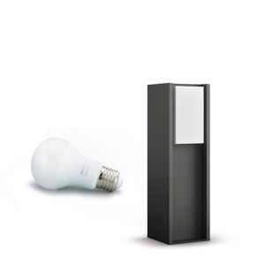 Philips Lighting Hue Staande lamp voor buiten 16473/93/P0 Turaco E27 9.5 W Warmwit