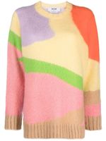 MSGM pull à design colour block - Tons neutres - thumbnail