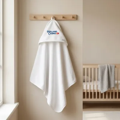 Badcape Babycadeau met logo Badcape Babycadeau met logo