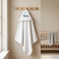 Badcape Babycadeau met logo