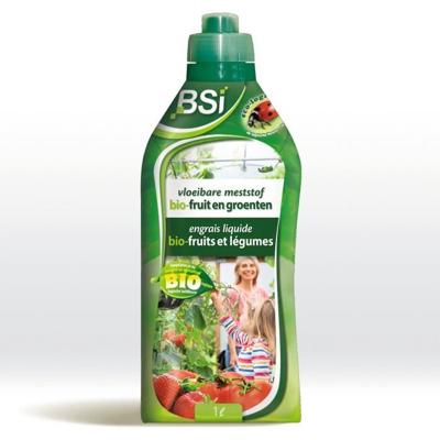 Vloeibare organische meststof voor groenten en fruit - BSI - Stimuleert de groei en bevordert de groei - Met Sporenelementen 1L - UAB