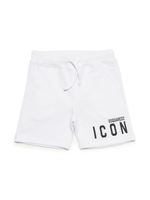 DSQUARED2 KIDS short en coton à logo imprimé - Blanc - thumbnail