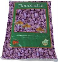 Zak a 1 kg glitter gravel lila - Gebr de boon
