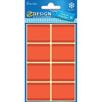 Avery diepvriesetiketten in blister, rood, 40 etiketten