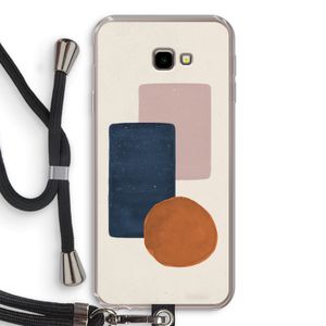 Geo #3: Samsung Galaxy J4 Plus Transparant Hoesje met koord