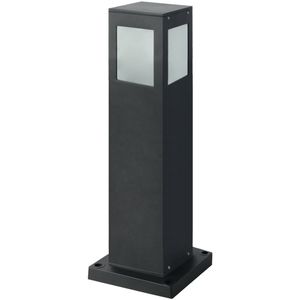 LED Tuinverlichting - Staande Buitenlamp - Kavy 4 - E27 Fitting - Vierkant - Aluminium - Philips - CorePro LEDbulb 827 A60 - 8W - Warm Wit 2700K