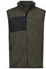 Tee Jays TJ9122 Mountain Fleece Bodywarmer - Deep Green/Black - 3XL
