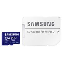 Samsung 128GB Micro SD Evo Plus UHS-I U3 Full HD 4K 180MB/s geheugenkaart + adapter