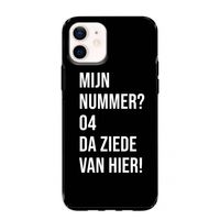 Da ziede van hier - Zwart: iPhone 12 mini Tough Case