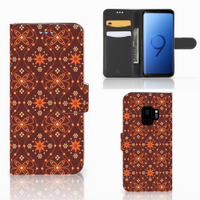 Samsung Galaxy S9 Telefoon Hoesje Batik Brown