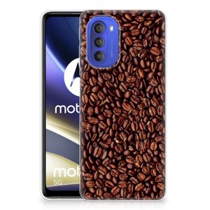 Motorola Moto G51 5G Siliconen Case Koffiebonen