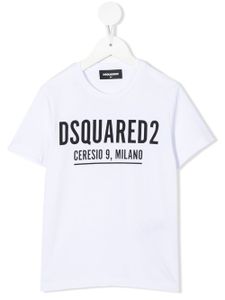 DSQUARED2 KIDS t-shirt en coton à logo imprimé - Blanc